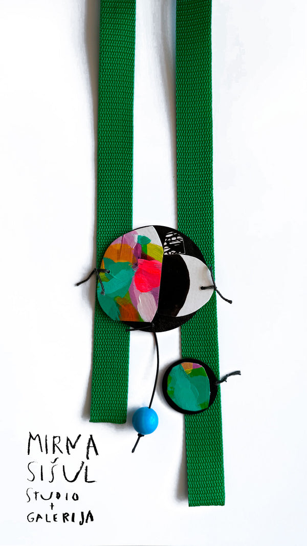 Metallic Green Necklace