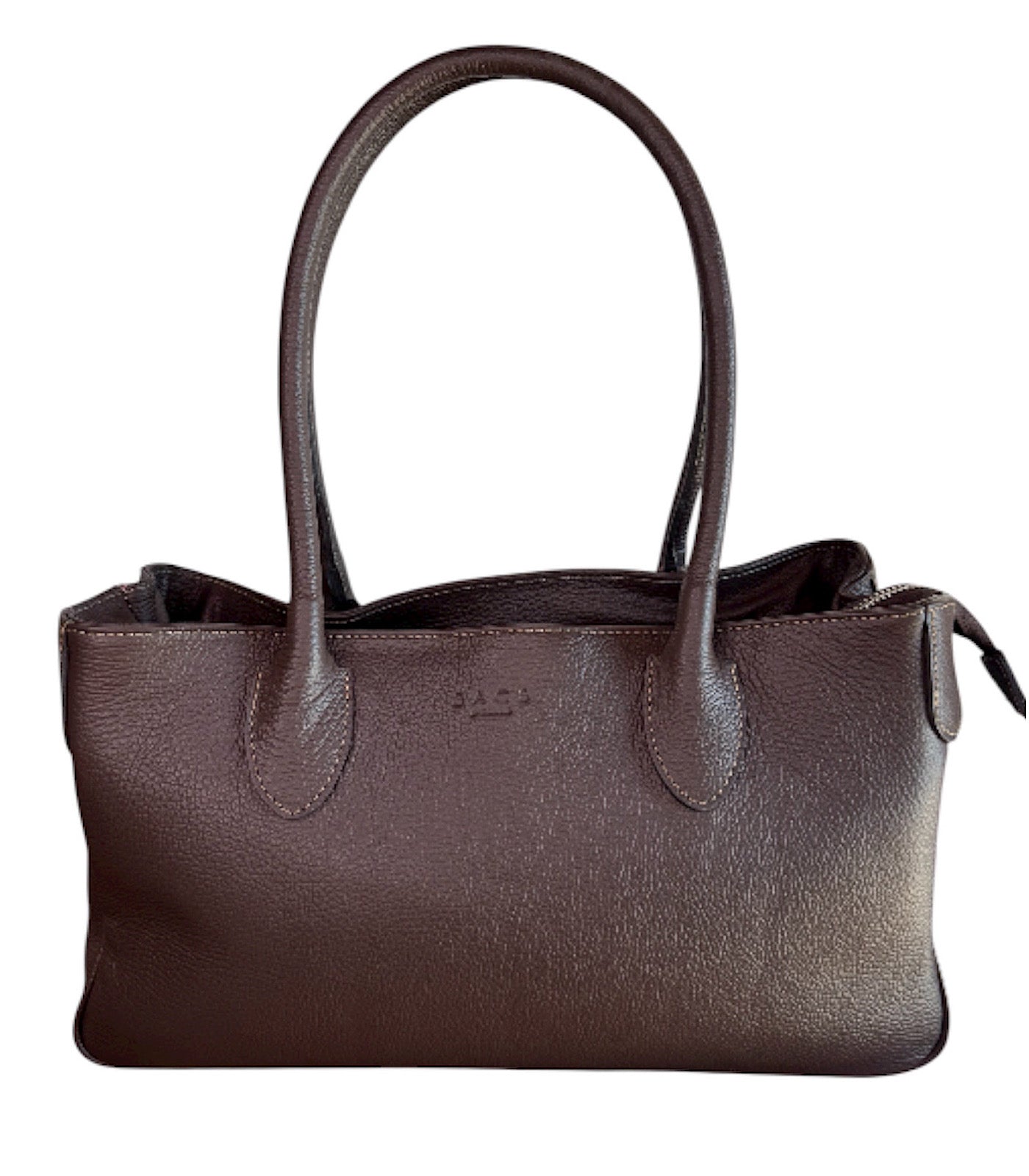 Cecilia Leather Bag in Moka Color