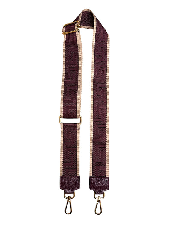 Cinghia in Tessuto Color Vino