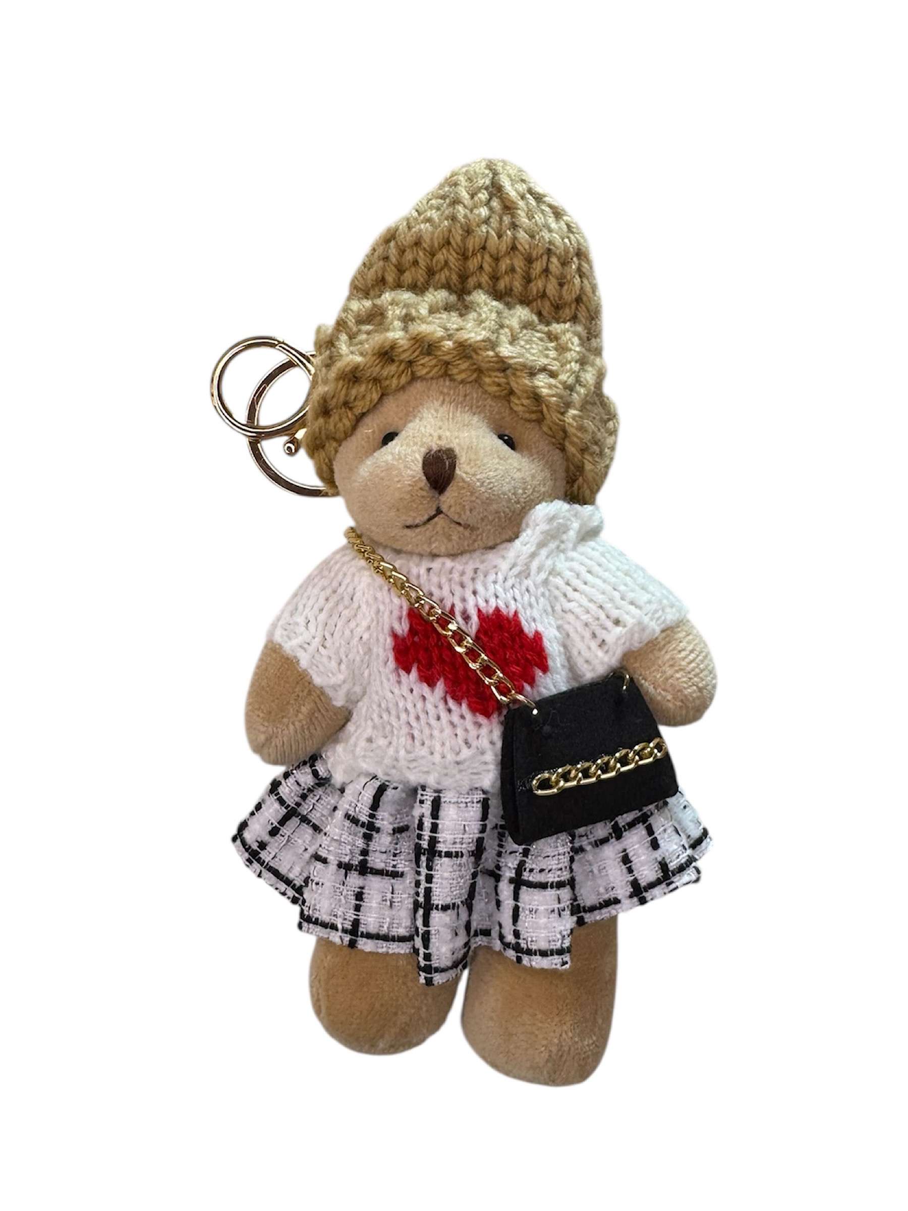 White Teddy Charm
