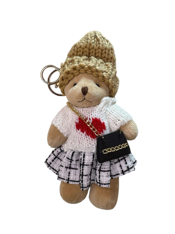 White Teddy Charm