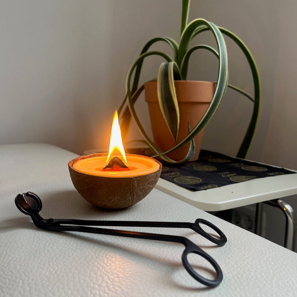 Black candle wick trimmer by CocoBee