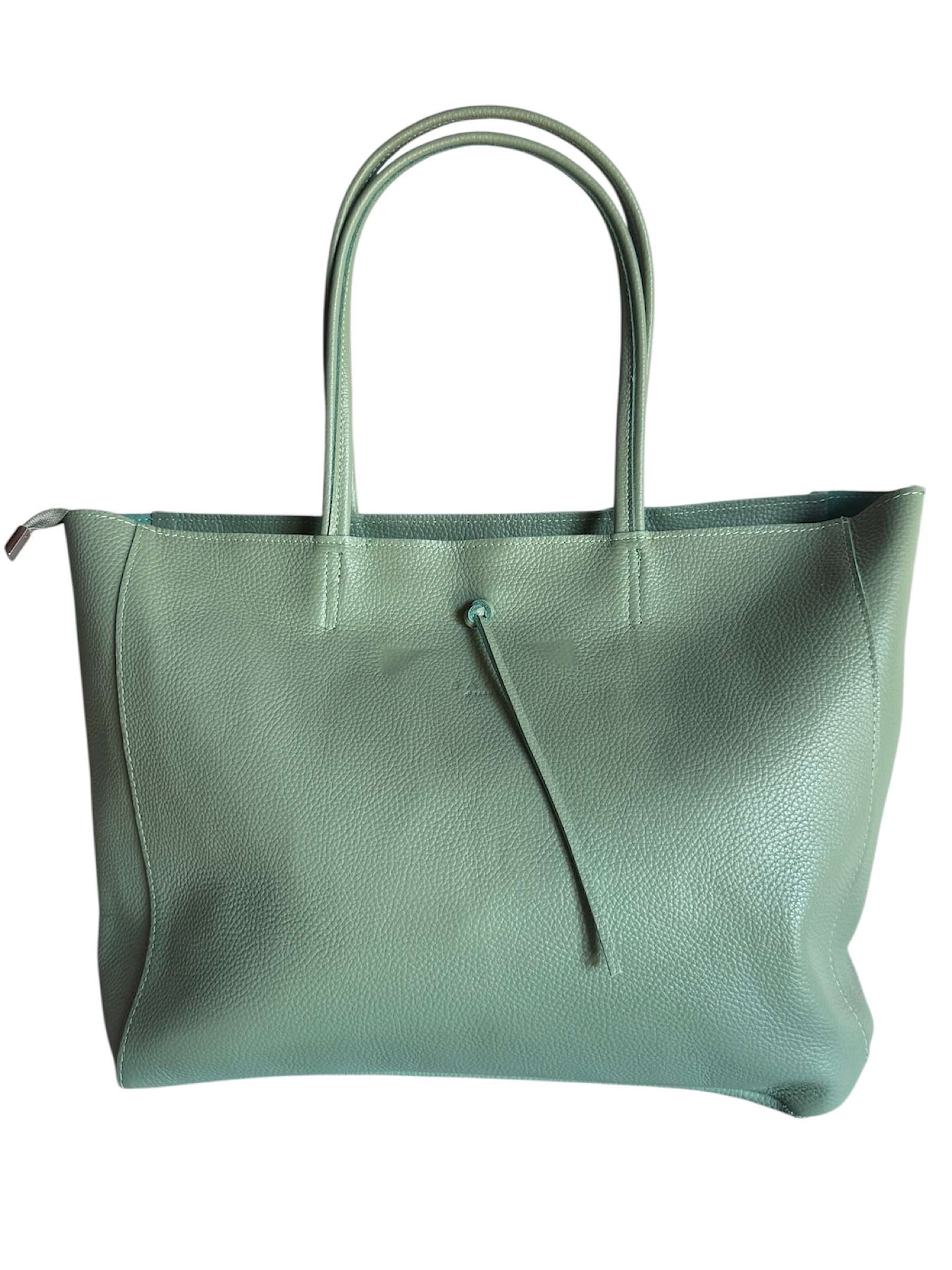Flo Bag Genuine Leather Green Color