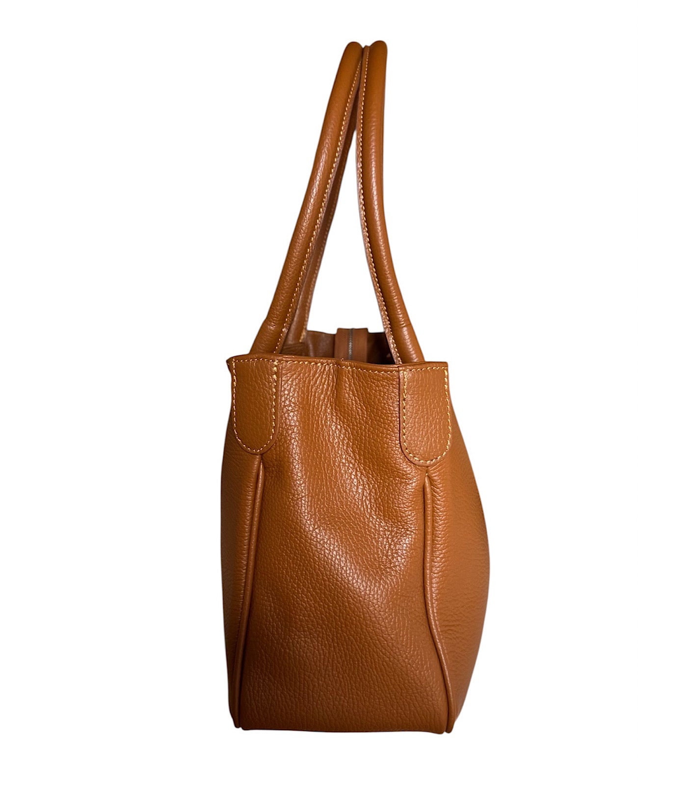 Cecilia Leather Bag with Leather Handle