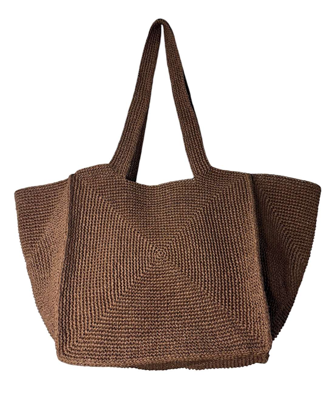 Borsa Stile Boho Col Marrone