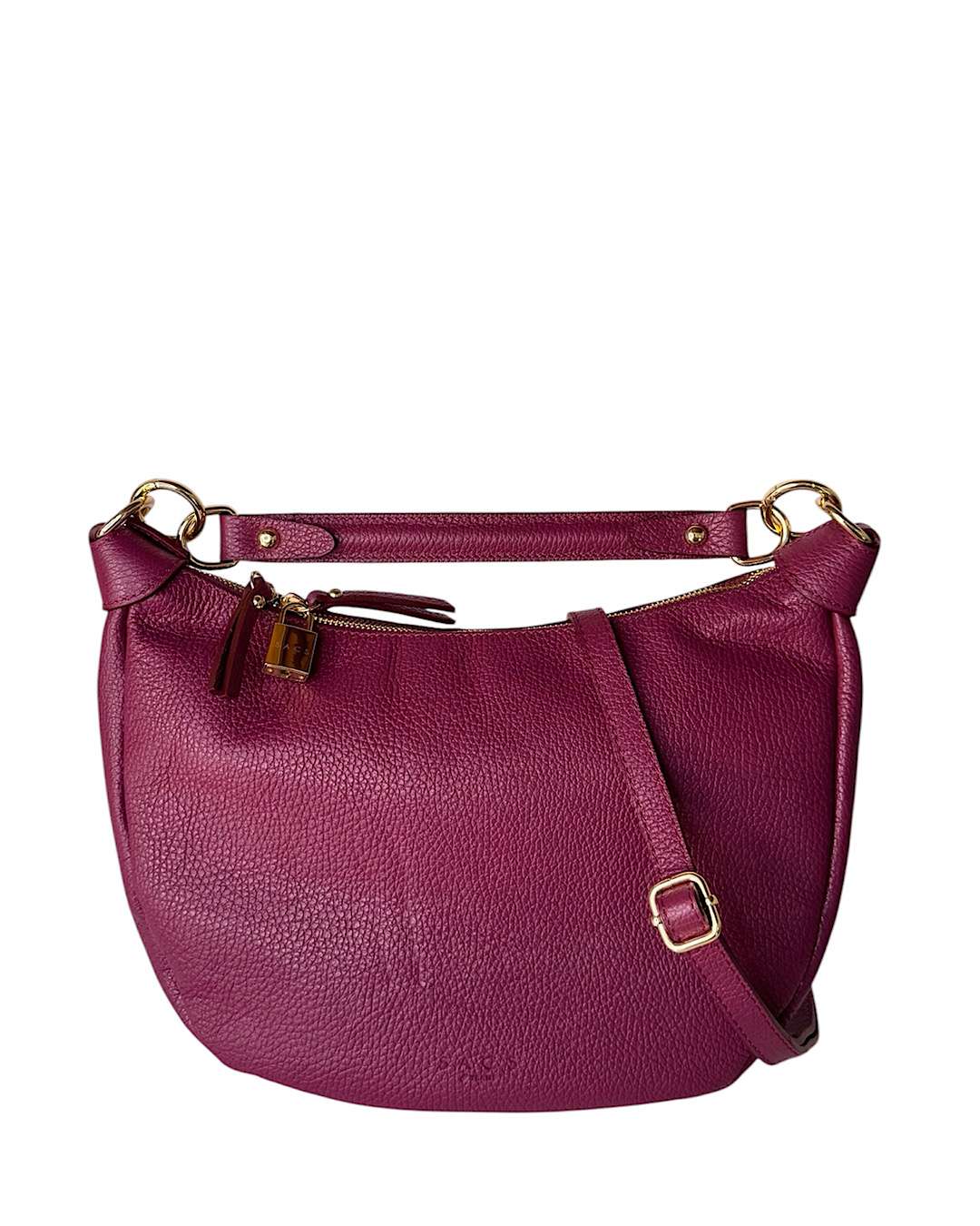 Cru Col Burgundy Genuine Leather