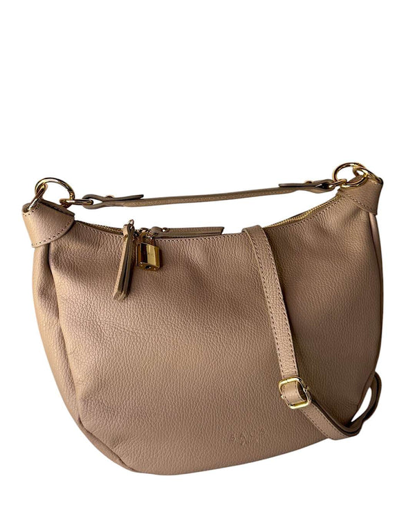 Cru Col Light Taupe Genuine Leather