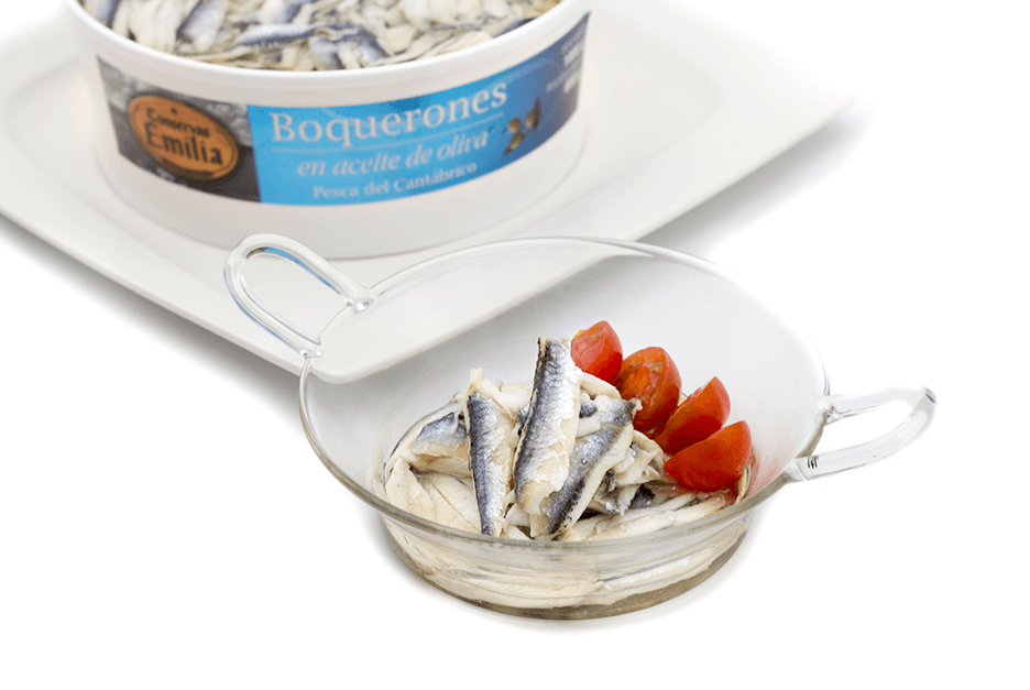 Pieces of Cantabrian Anchovy in Olive Oil 300 g.