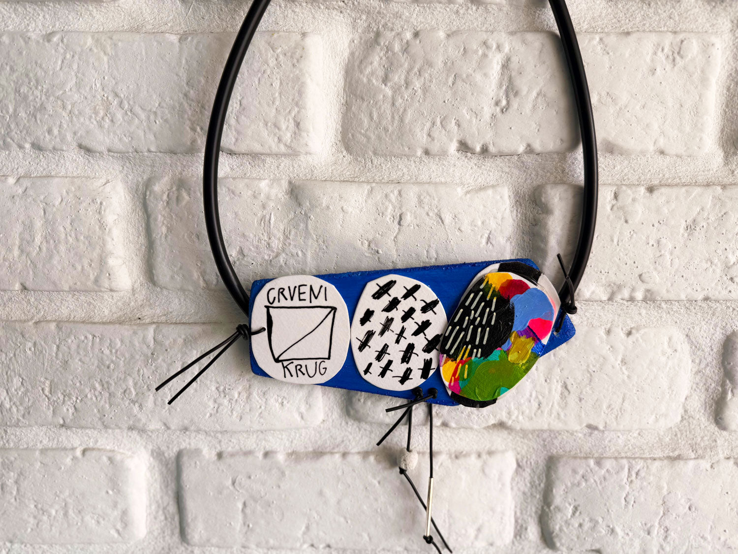 Necklace Red Circle