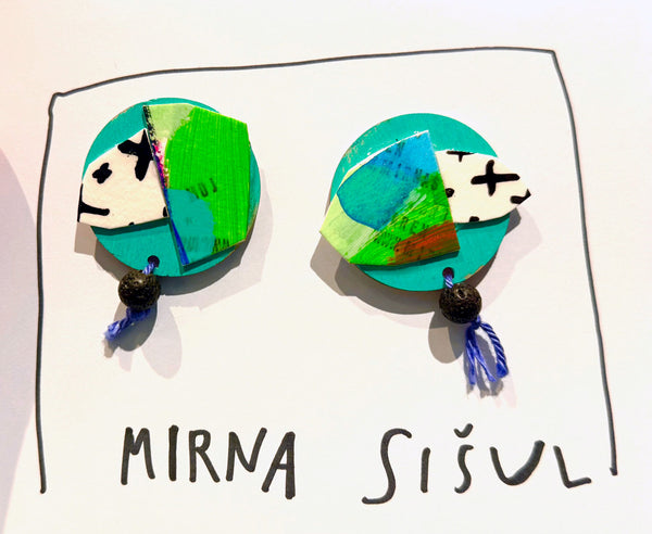 Green Earrings