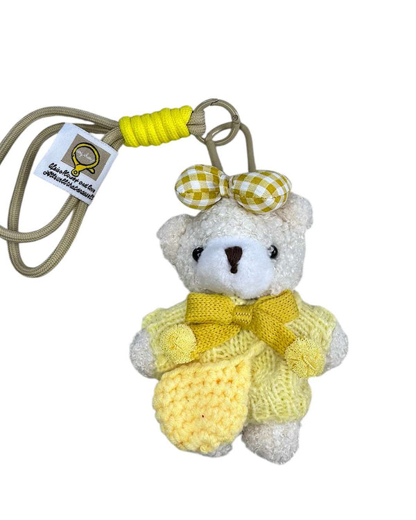 Yellow Teddy Charm