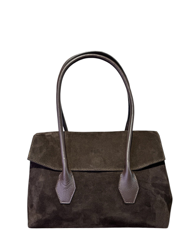 Urban Suede Bag in Moka Color
