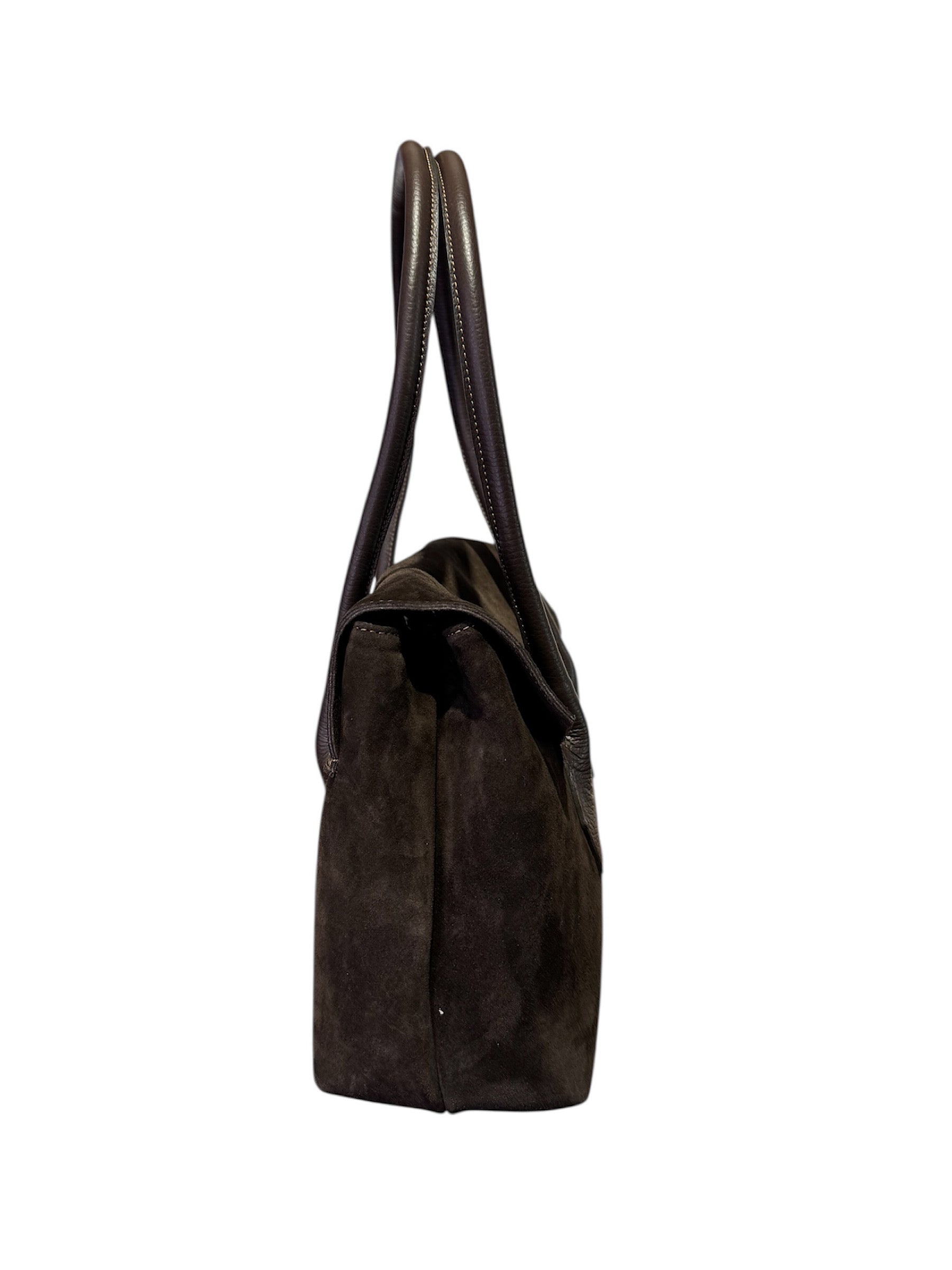 Urban Suede Bag in Moka Color