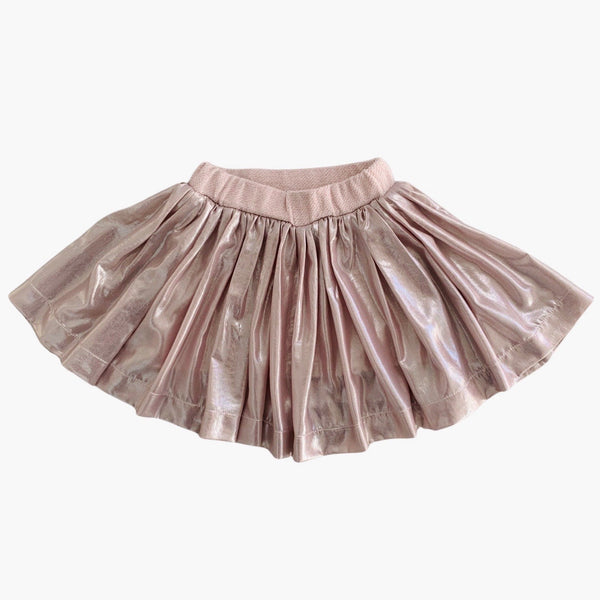 ROZE GECOTEERDE ROK