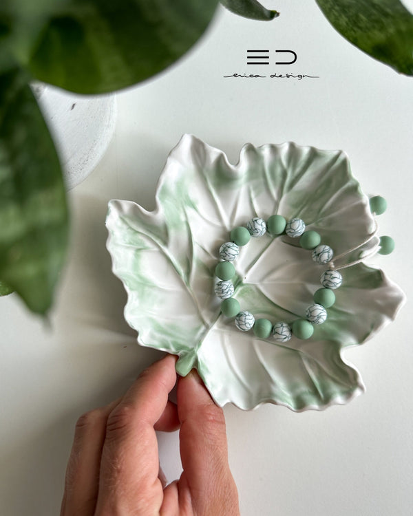 decorative bowl MAPLE | green