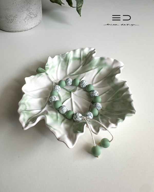 decorative bowl MAPLE | green