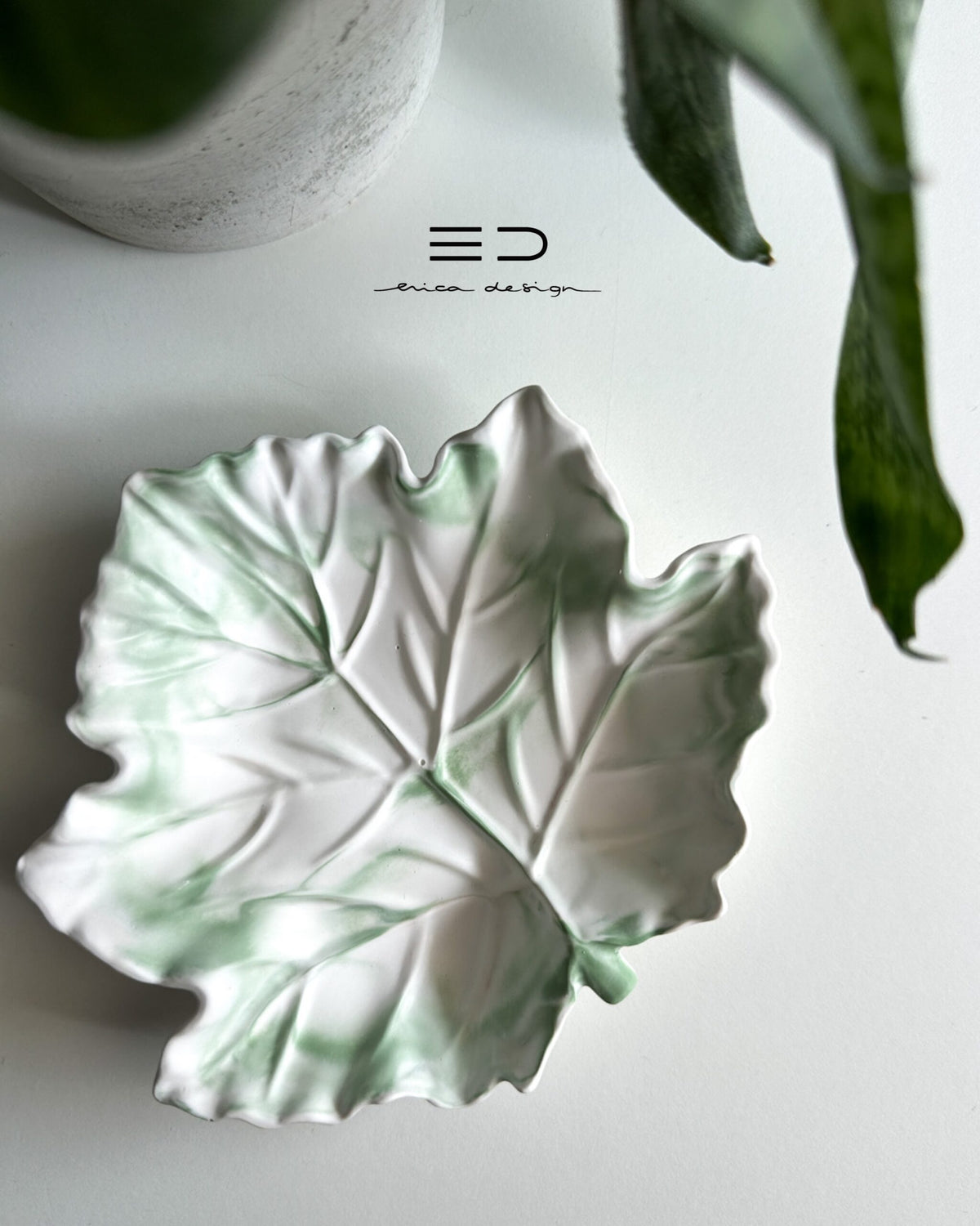 decorative bowl MAPLE | green