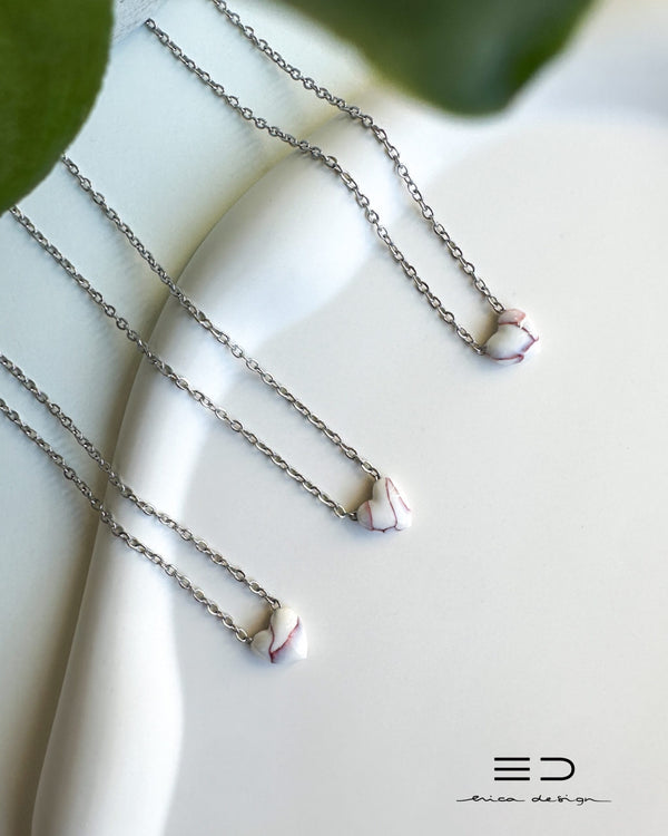 Marble Heart | Burgundy