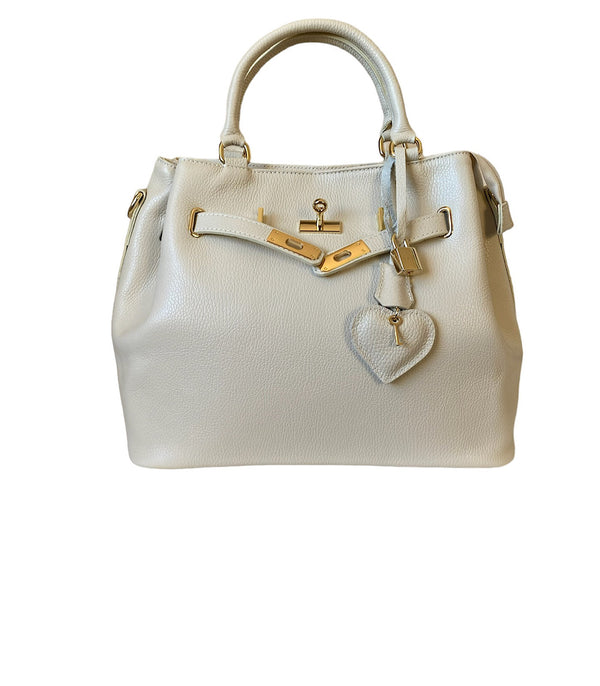 Borsa Shopper Pandora in Crema