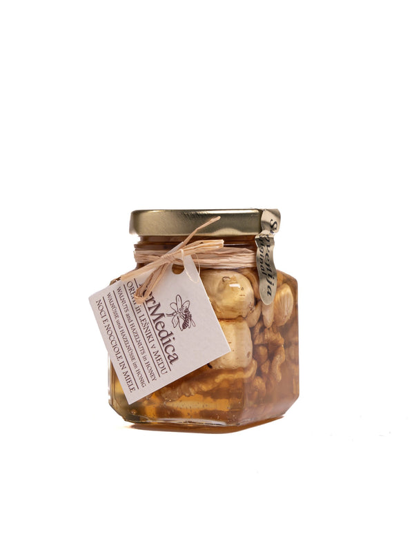 Walnoten en Hazelnoten in Honing 110 g