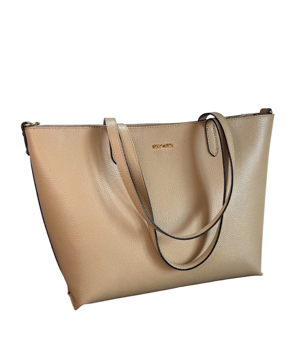 Borsa Shopper Colore Taupe Chiaro