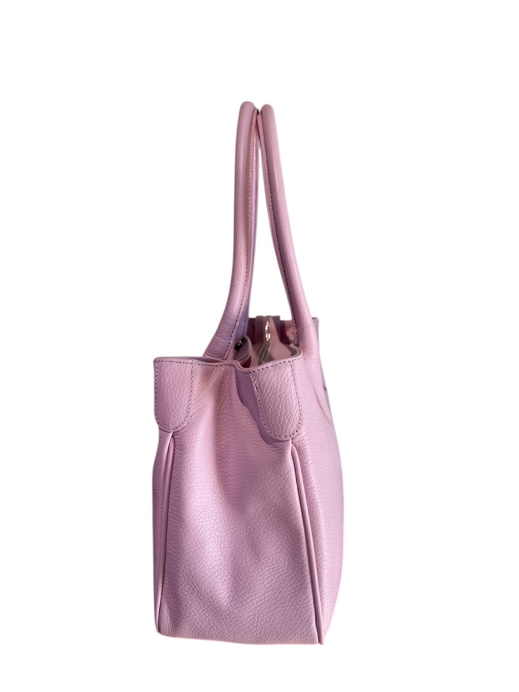 Cecilia Leather Bag Pink Color
