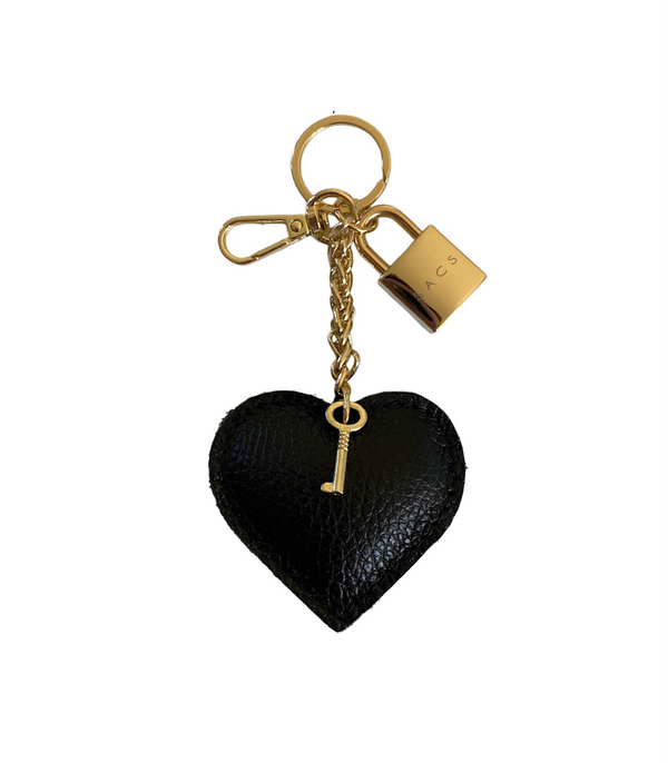 Charms & Keychains Genuine Leather Col. Black