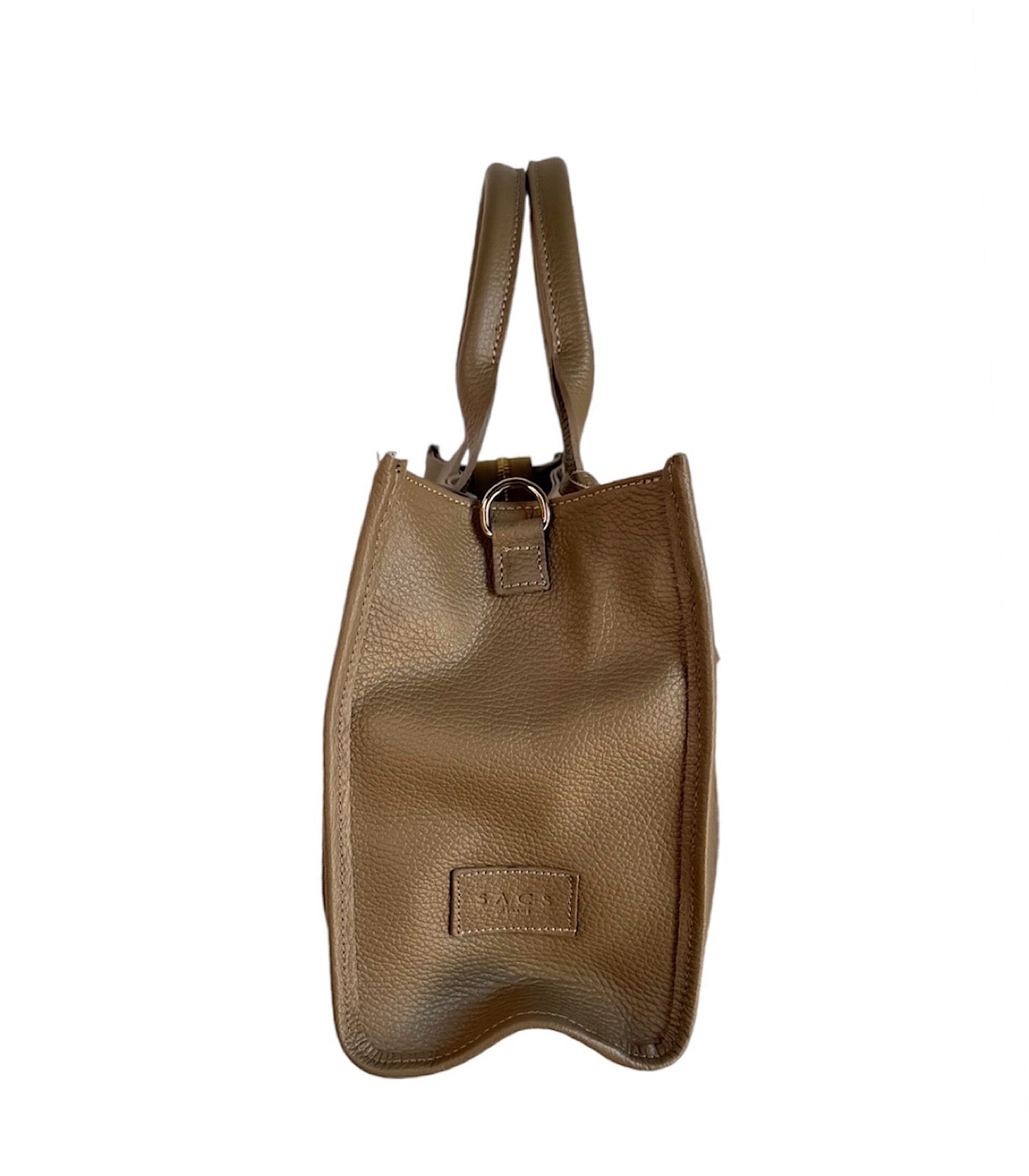 Totem Taupe Color Genuine Leather