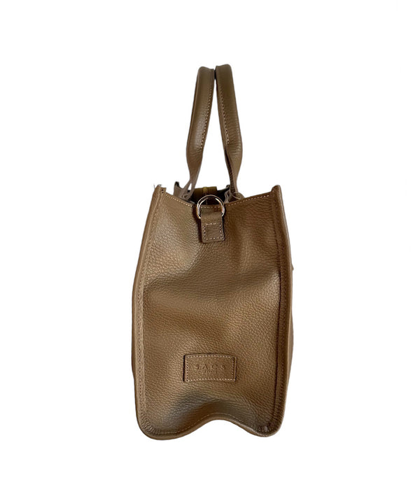 Totem Taupe Color Genuine Leather