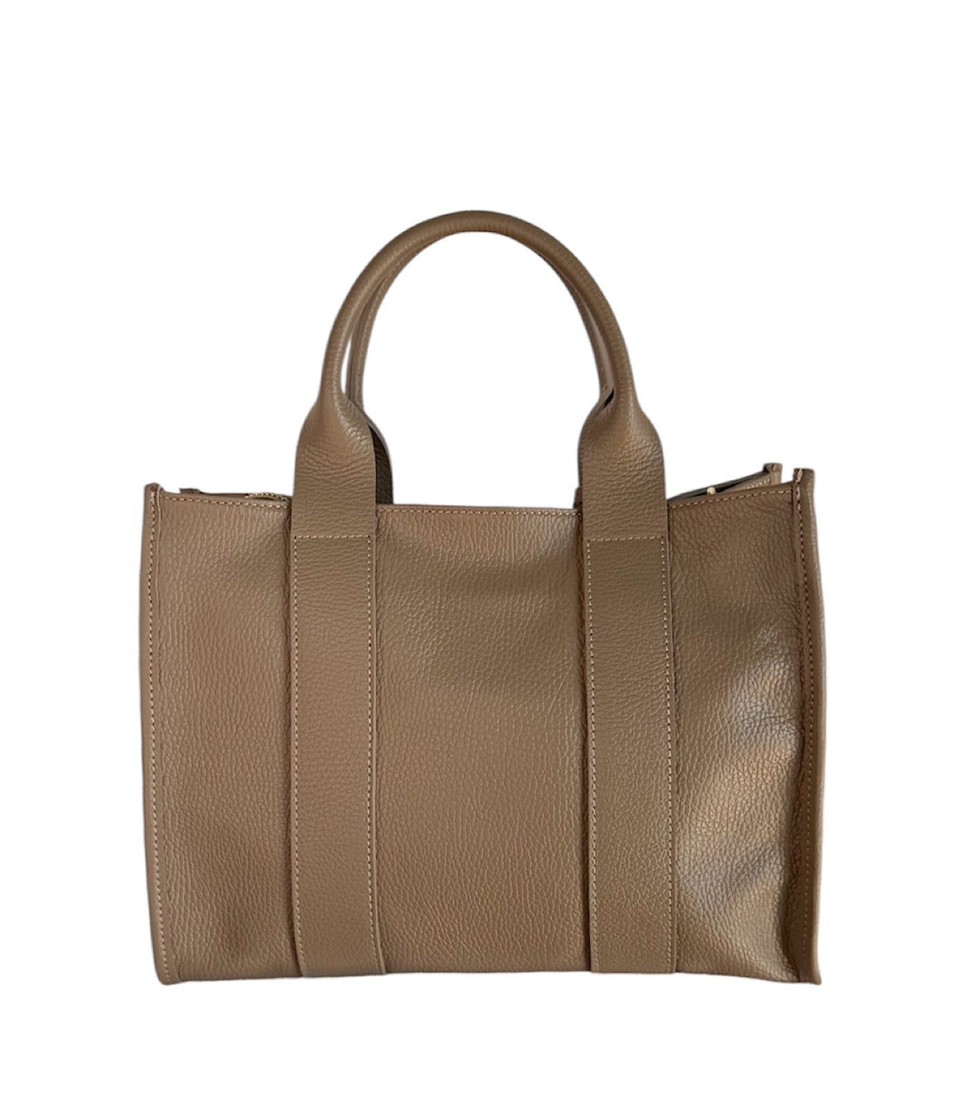 Totem Taupe Color Genuine Leather