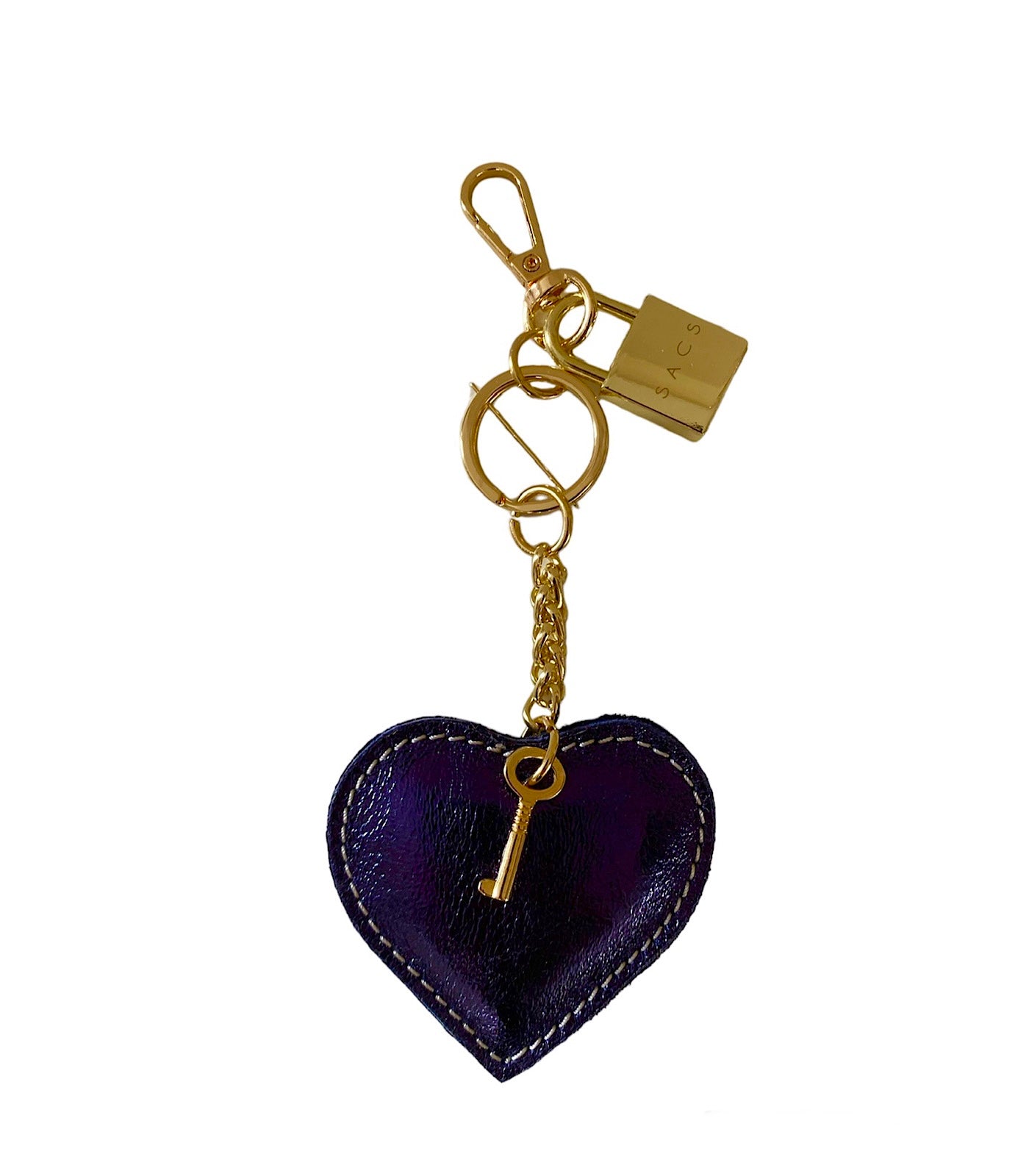 Charms & Keychains with Laminated Navy Color