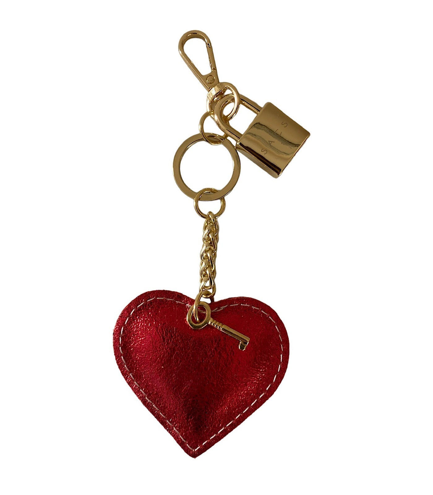 Charms & Keychains with Laminated Red