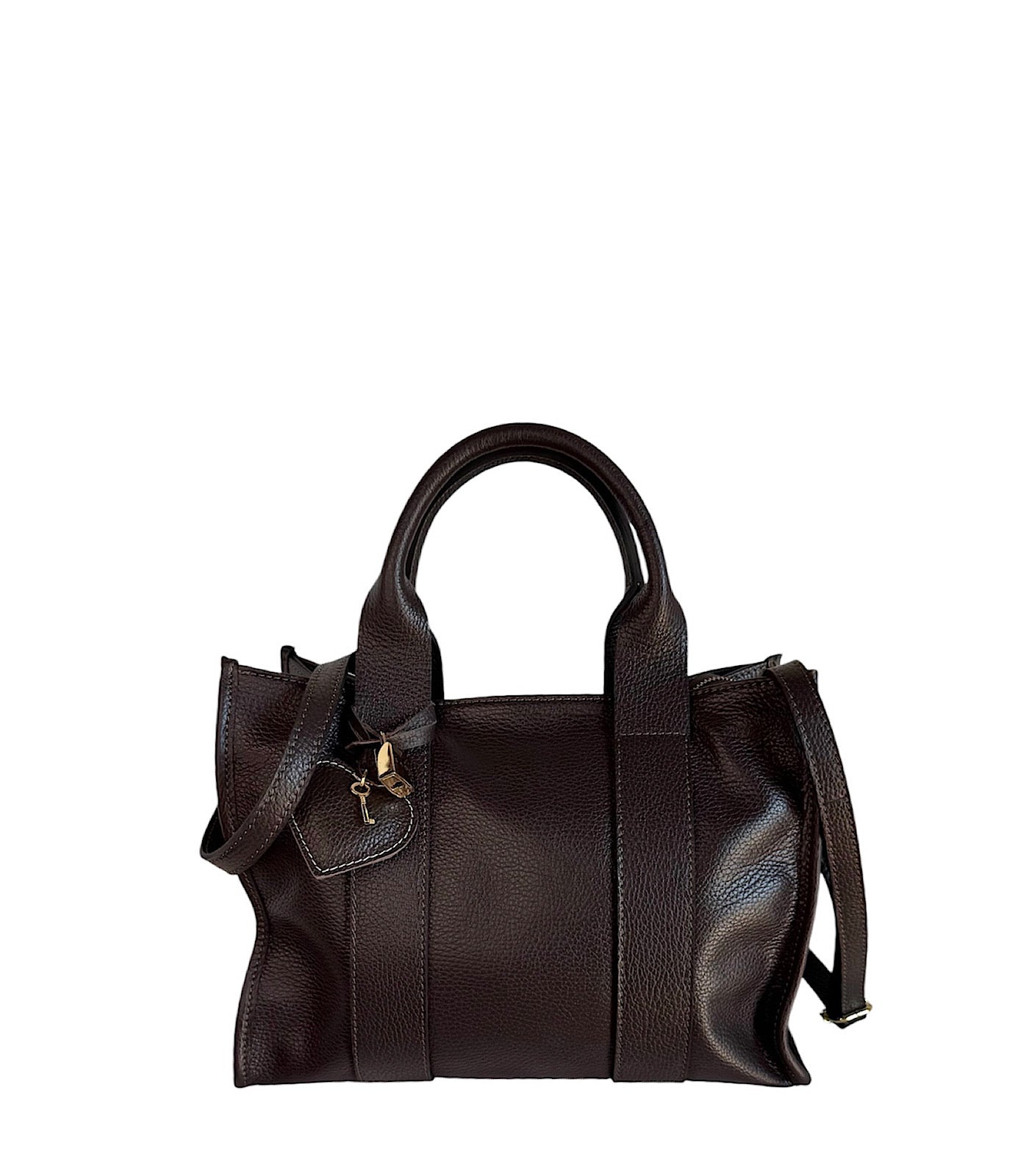 Nina Genuine Leather Coffee Color