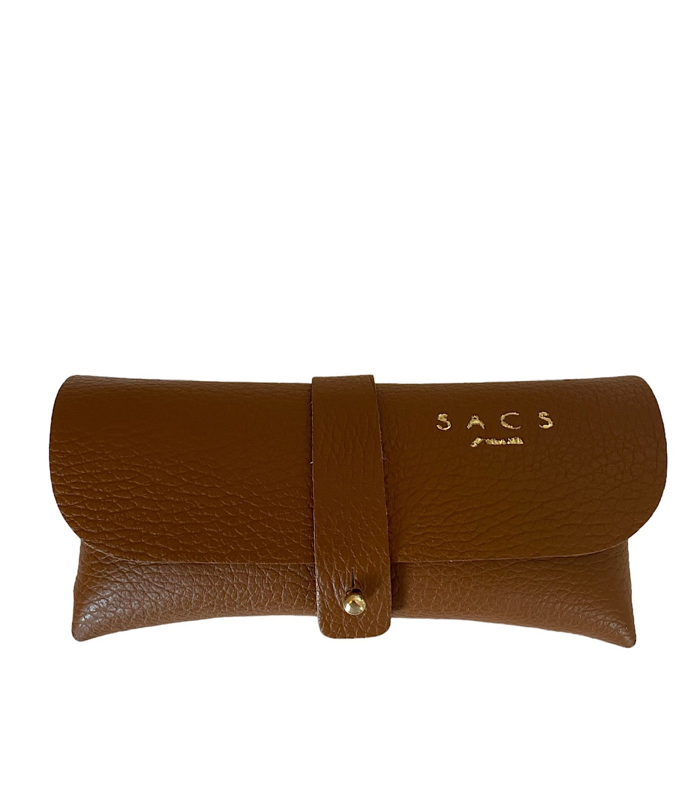 Custodia per occhiali in vera pelle con pelle