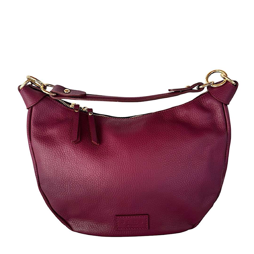 Cru Col Burgundy Genuine Leather