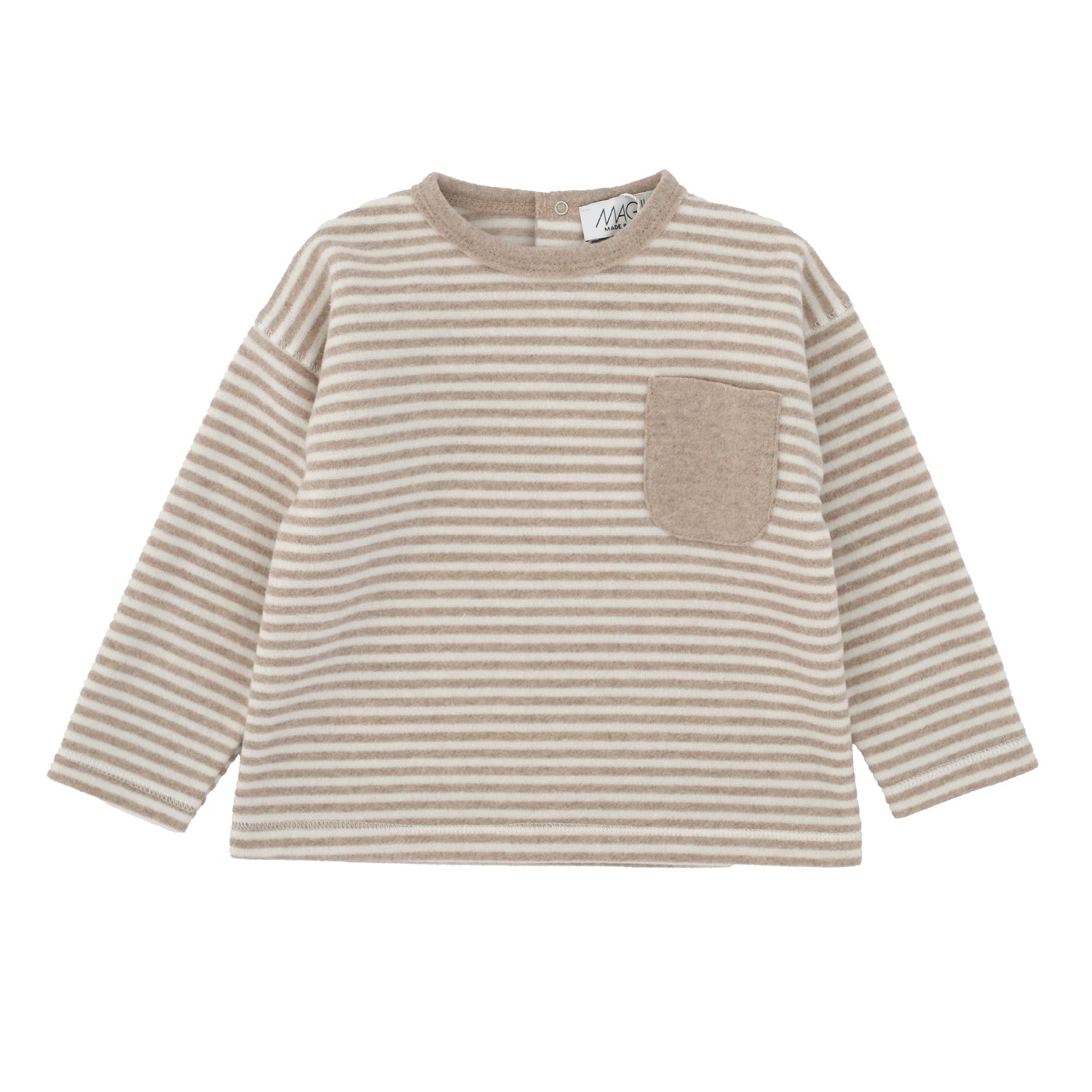 MAGLIA RIGATA CON TASCHINO