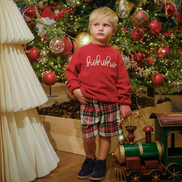 MAGLIA CALDO COTONE RICAMO "OHOHOH"