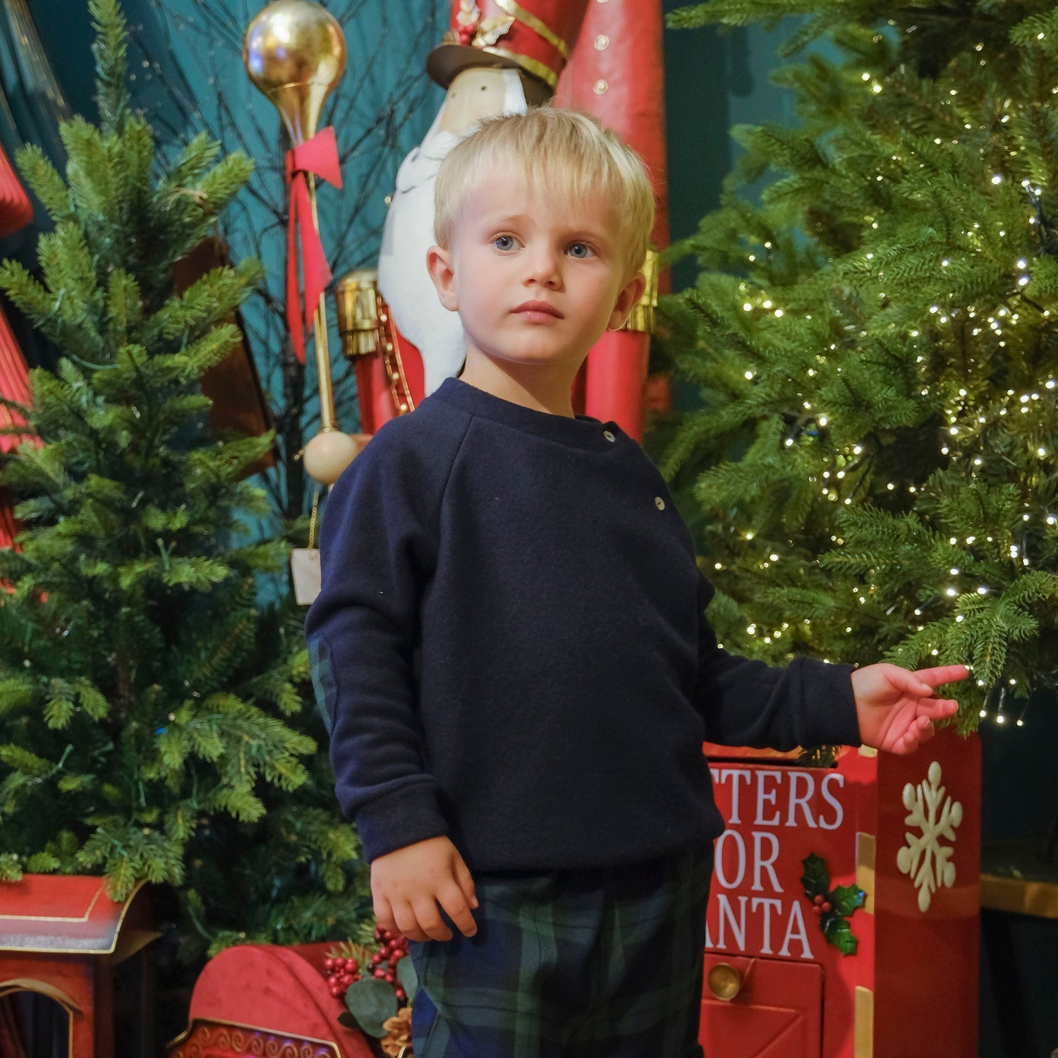 MAGLIA PUNTO MILANO CON TOPPE SCOZZESE