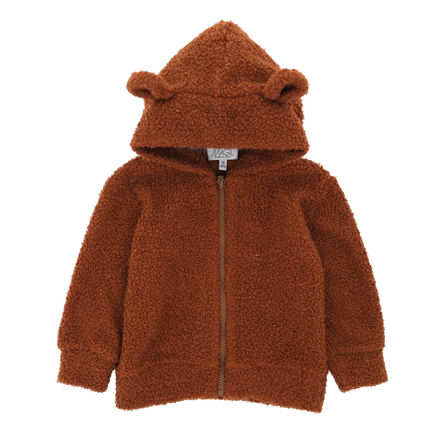 FELPA CON CAPPUCCIO ORSETTO