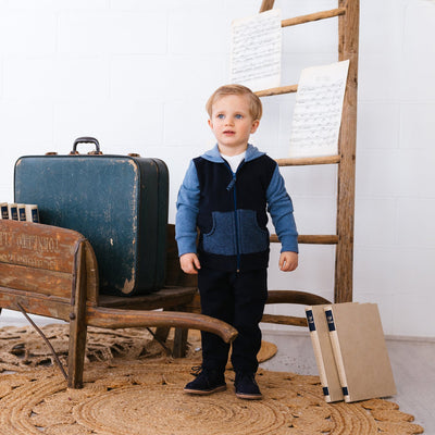 FELPA CON ZIP PUNTO MILANO