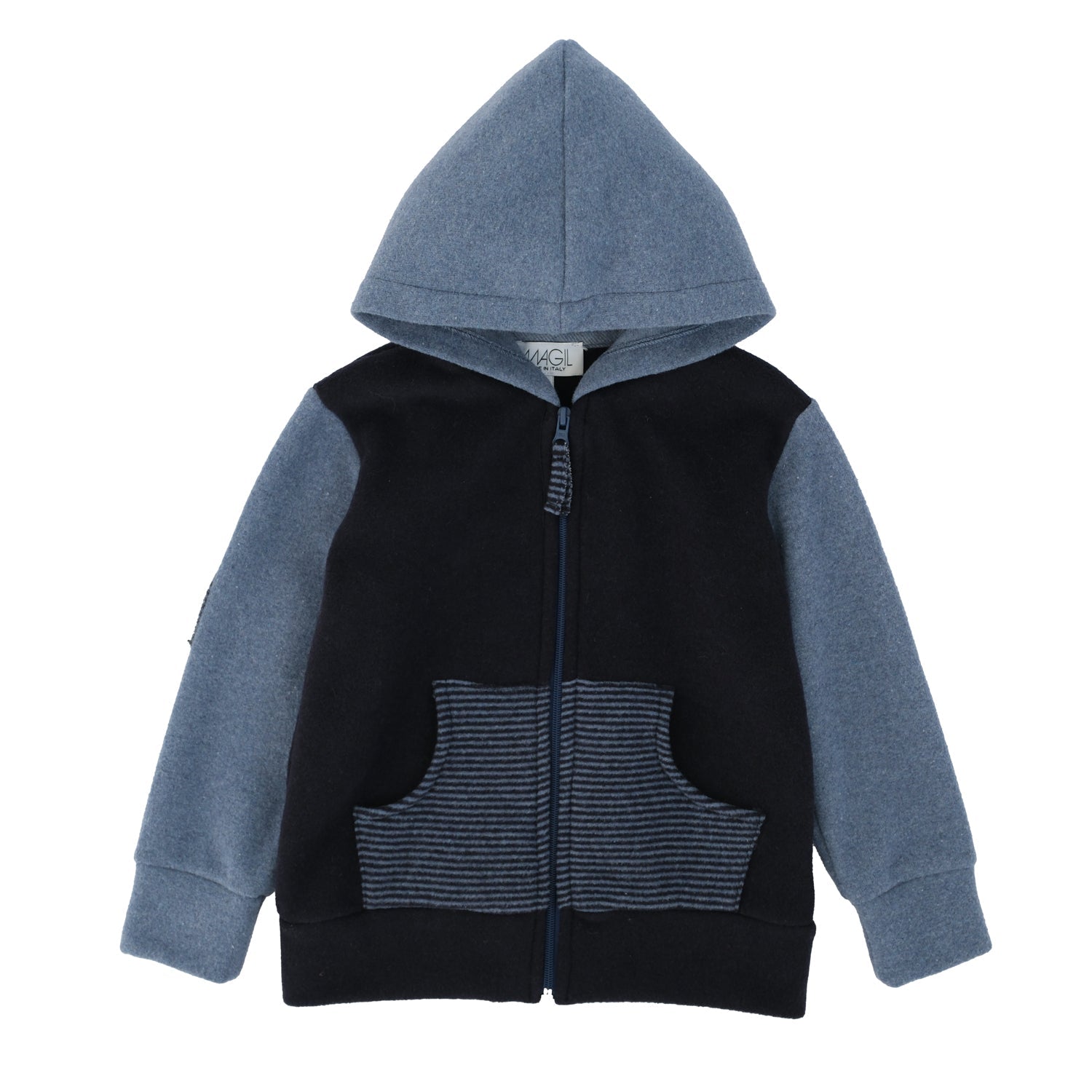 FELPA CON ZIP PUNTO MILANO