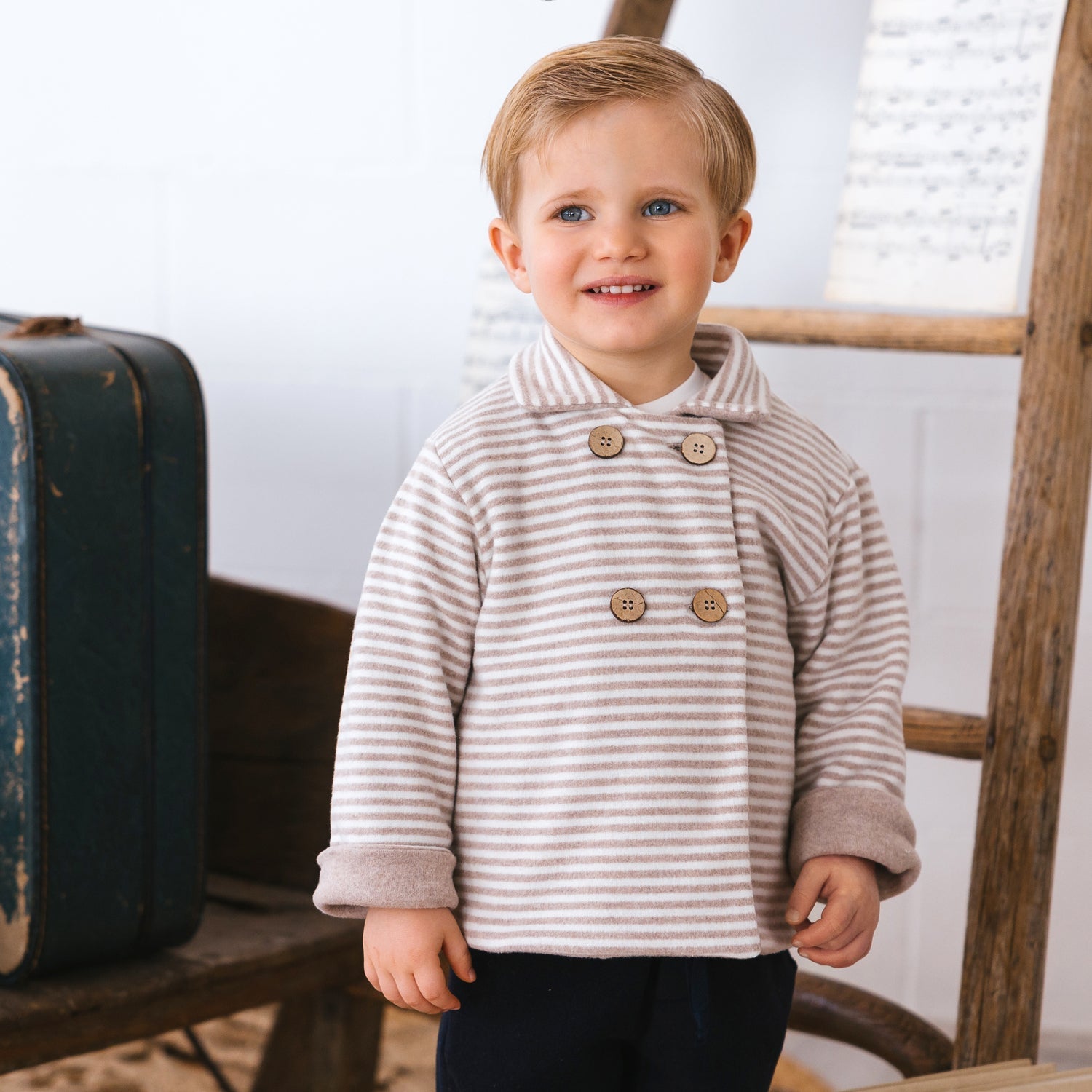 CAPPOTTINO DOPPIOPETTO RIGATO