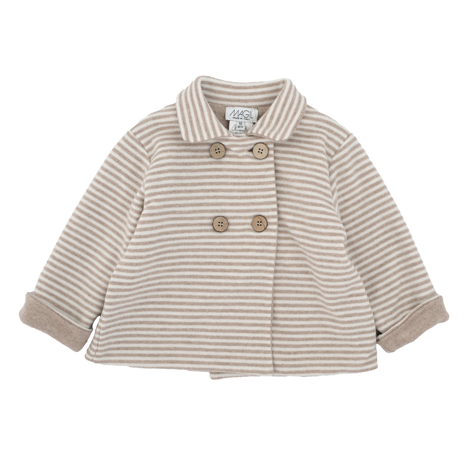 CAPPOTTINO DOPPIOPETTO RIGATO