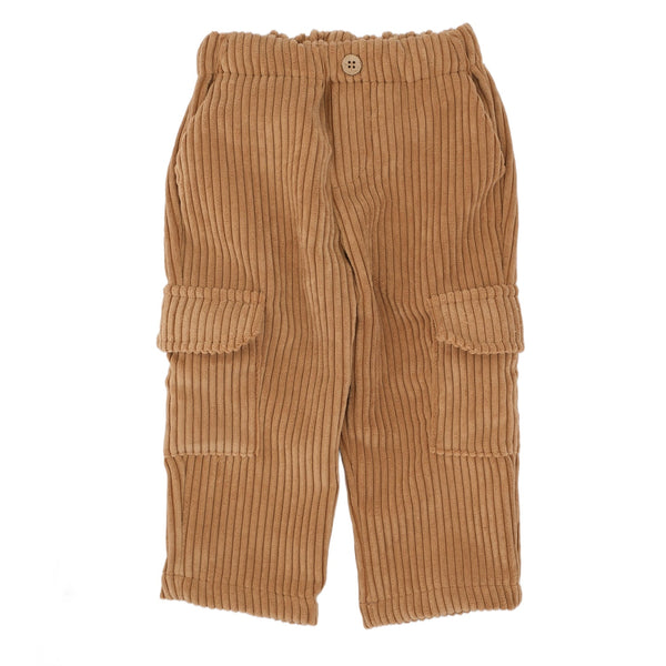 PANTALONE VELLUTO CON TASCONI