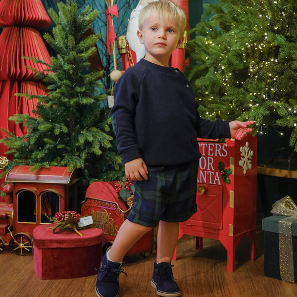 BERMUDA SCOZZESE BLU