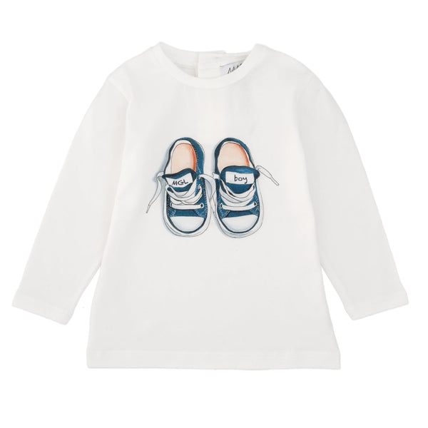 T-SHIRT STAMPA SCARPE