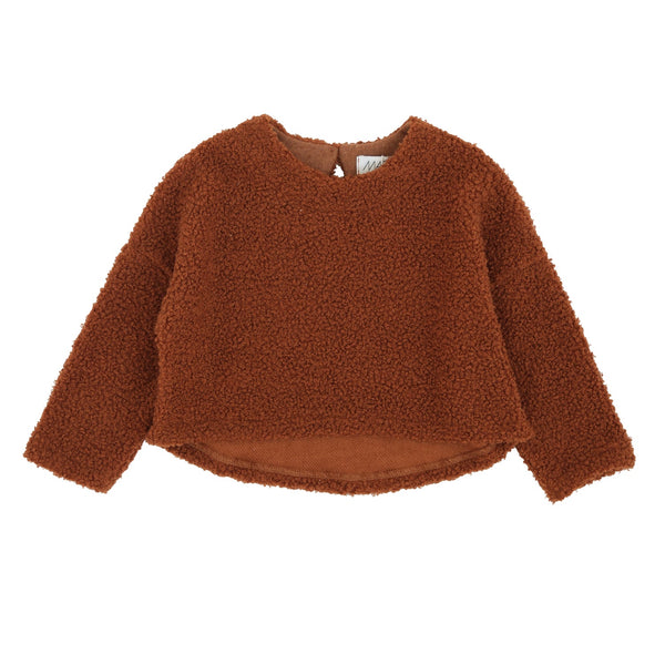 MAGLIA TEDDY FONDO STONDATO