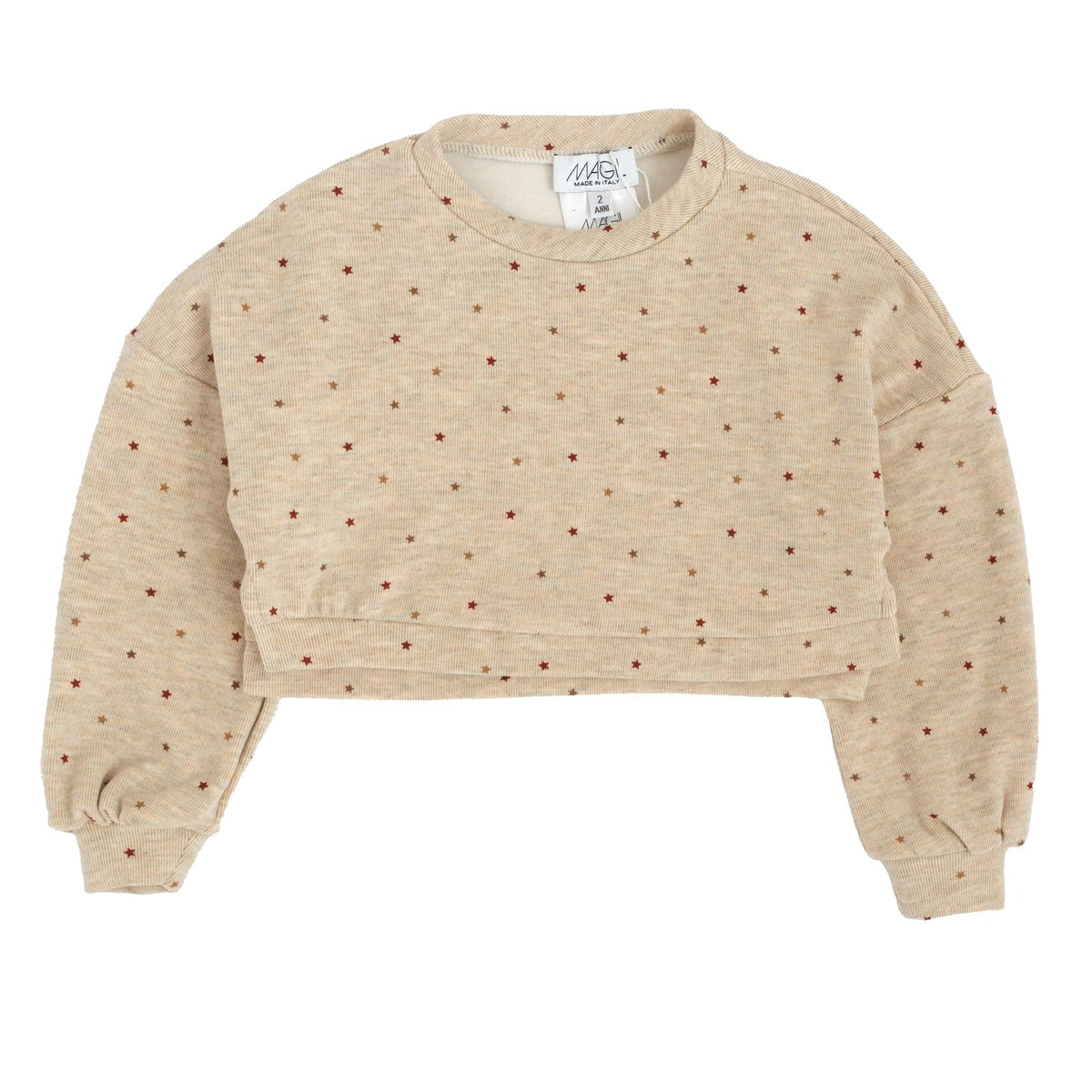 FELPA CROP STELLINE
