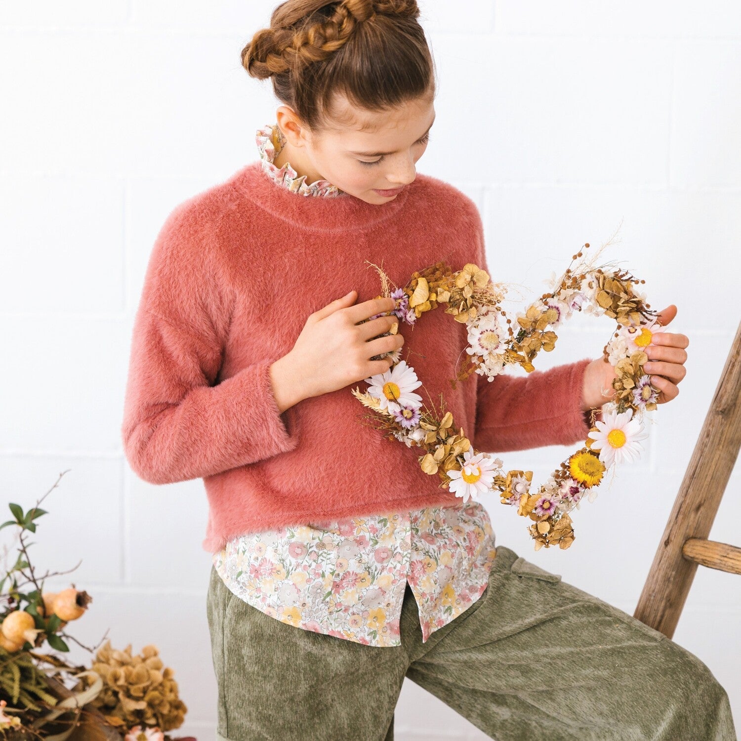 MAGLIA SOFFICE CON FONDO STONDATO