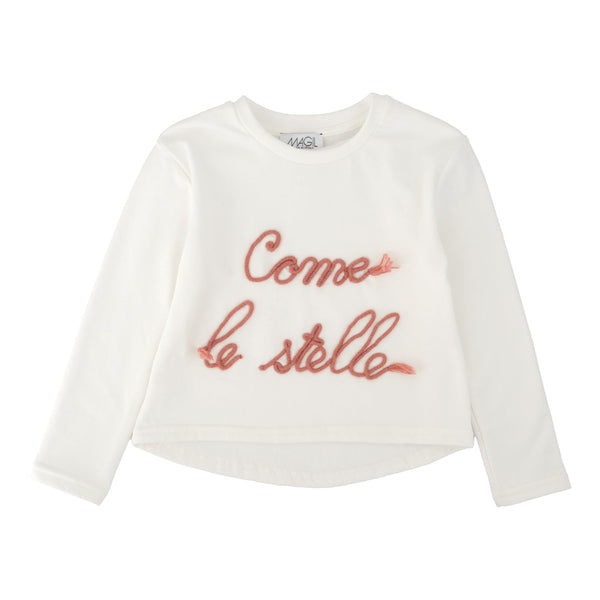 MAGLIA RICAMO COME LE STELLE